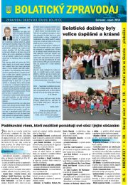 Zpravodaj obecního úřadu Bolatice
