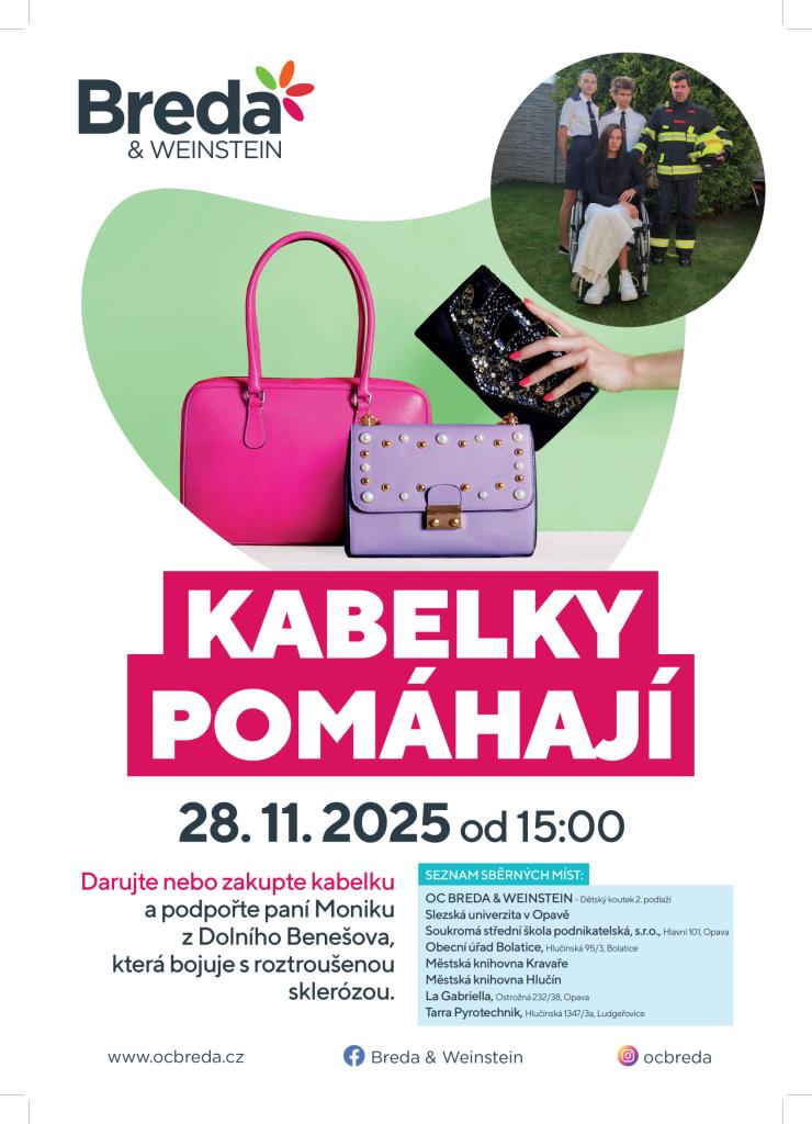 Kabelky pomáhají