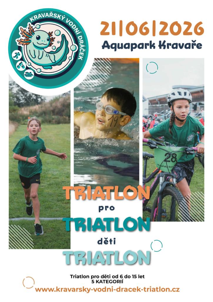 Dětský triatlon Kravařský Vodní Dráček