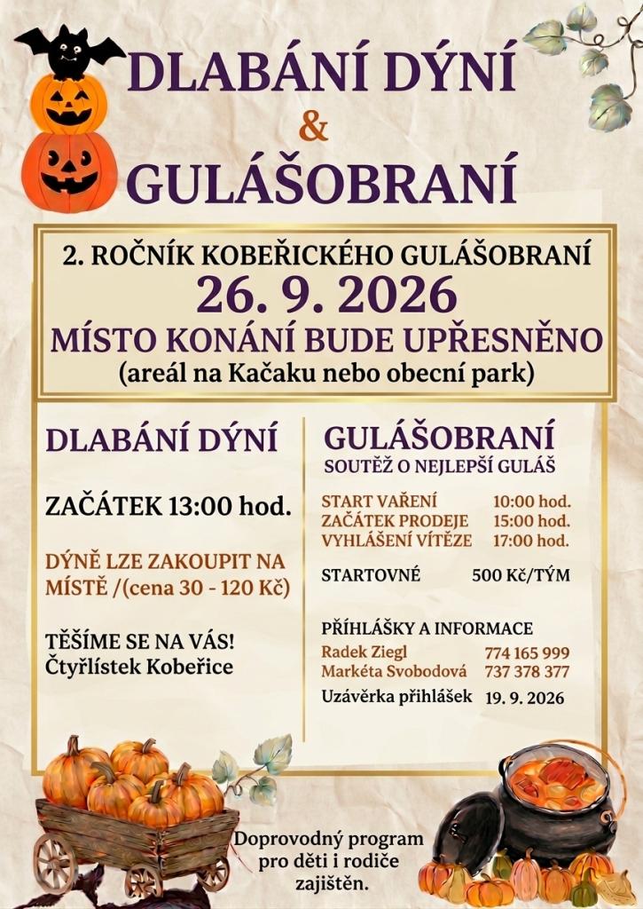 Dlabání dýní a&nbsp;gulášobraní