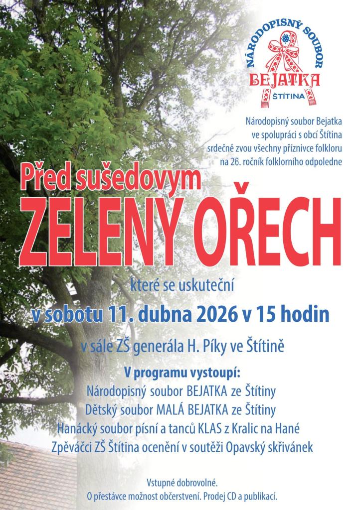 Před&nbsp;sušedovym zelený ořech