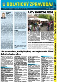 Bolatický zpravodaj leden - únor 2016