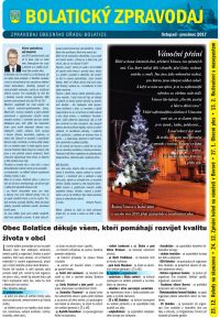 Bolatický zpravodaj listopad - prosinec 2017 1