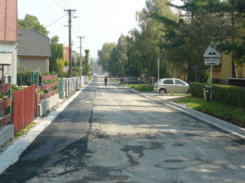 Oprava ul. Družstevní, Mírová a Hlavní