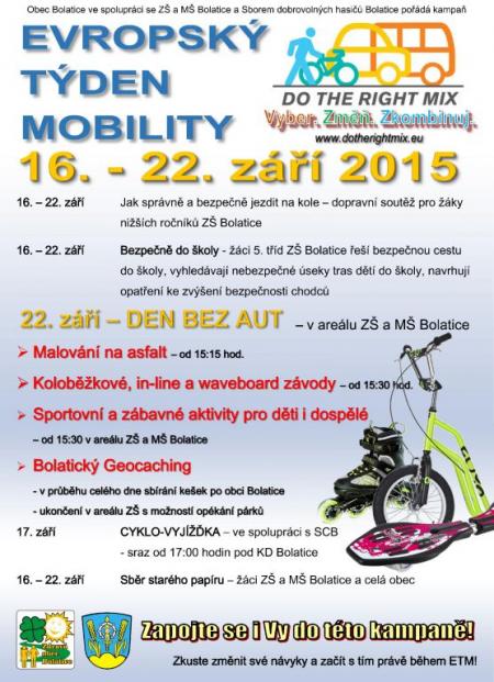 Evropský týden mobility 2015