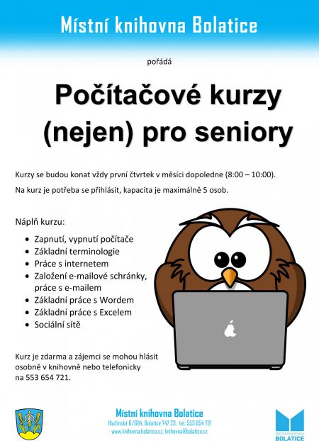 Počítačové kurzy (nejen) pro seniory