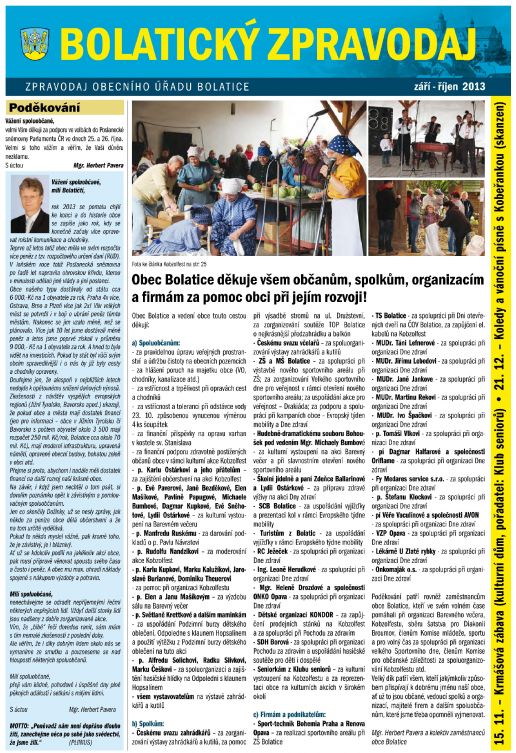 Zpravodaj 09 - 10 / 2013