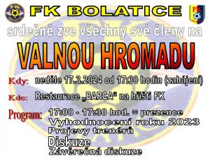 Valná hromada FK Bolatice 1