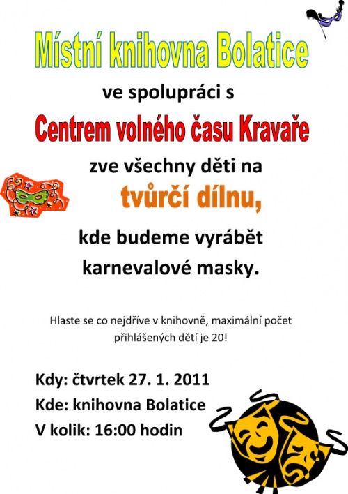 Tvůrčí dílna v knihovně